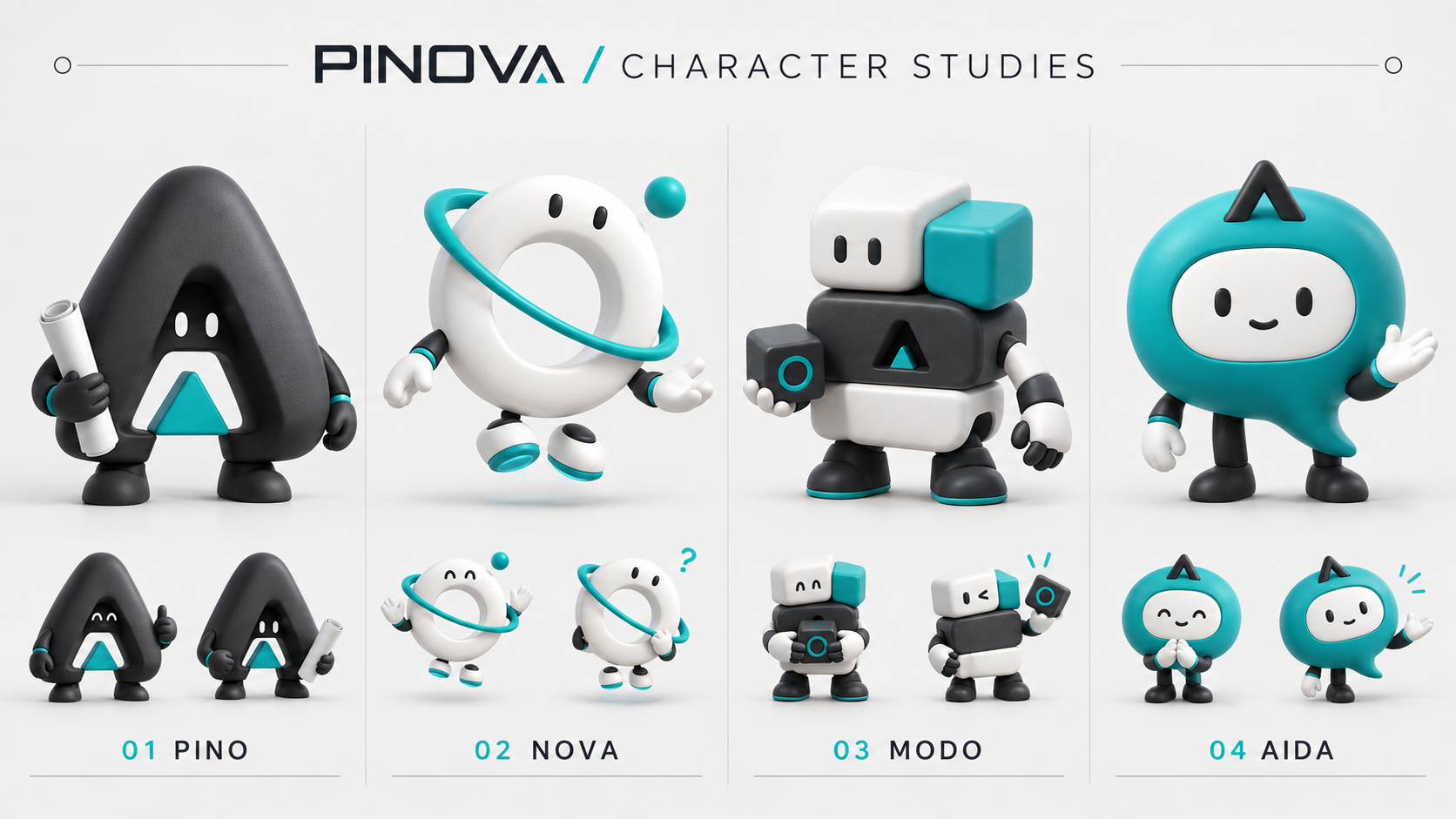 PINO,PINOVA 系統建築師品牌角色